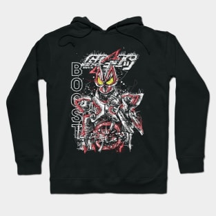 Fox Warrior Scribble Art Hoodie